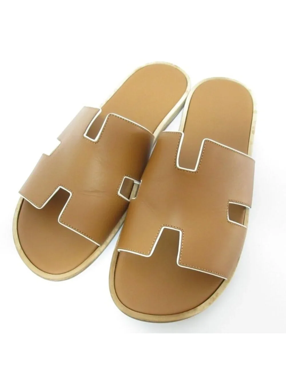 Hermes Izmir Sandals 43 Brown